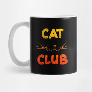 Cat Club - Orange Mug